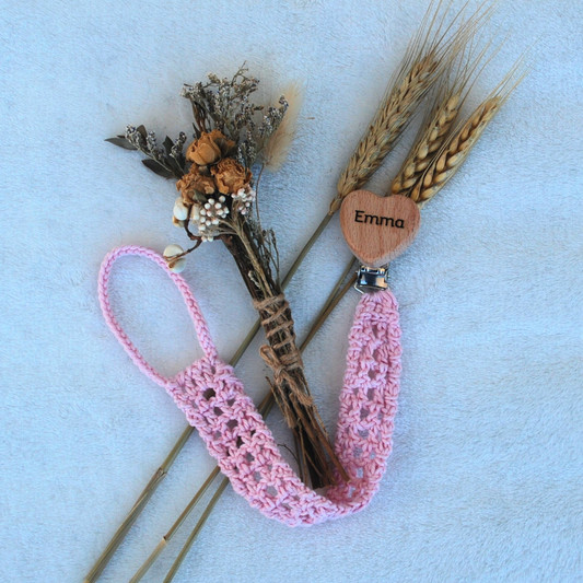 Prendedor de chucha em croché