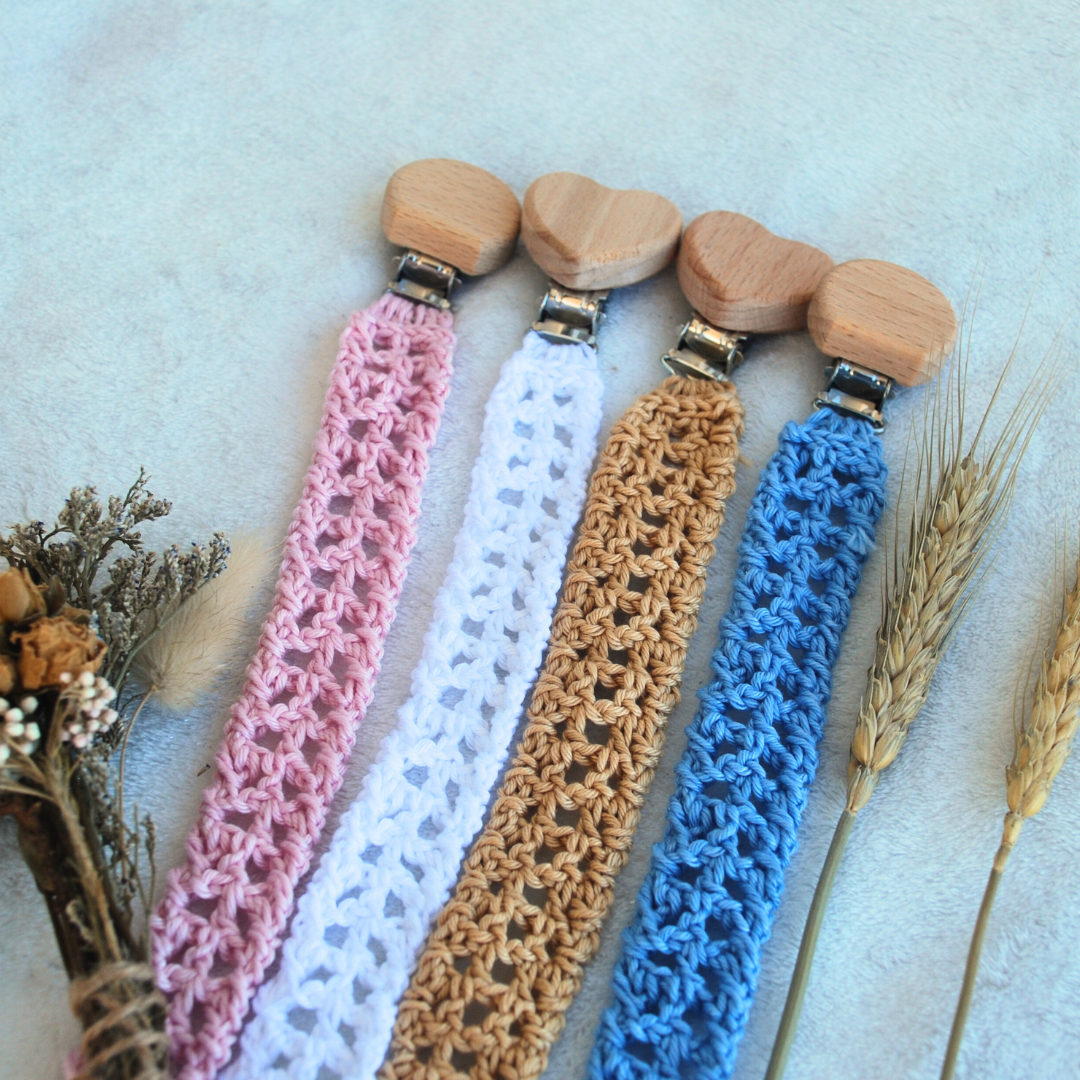 Prendedor de chucha em croché