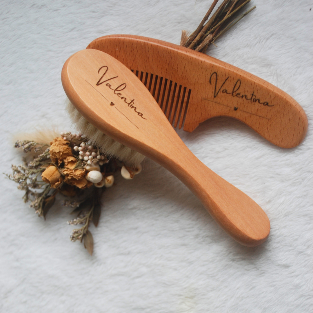 Escova & Pente personalizados para bebé