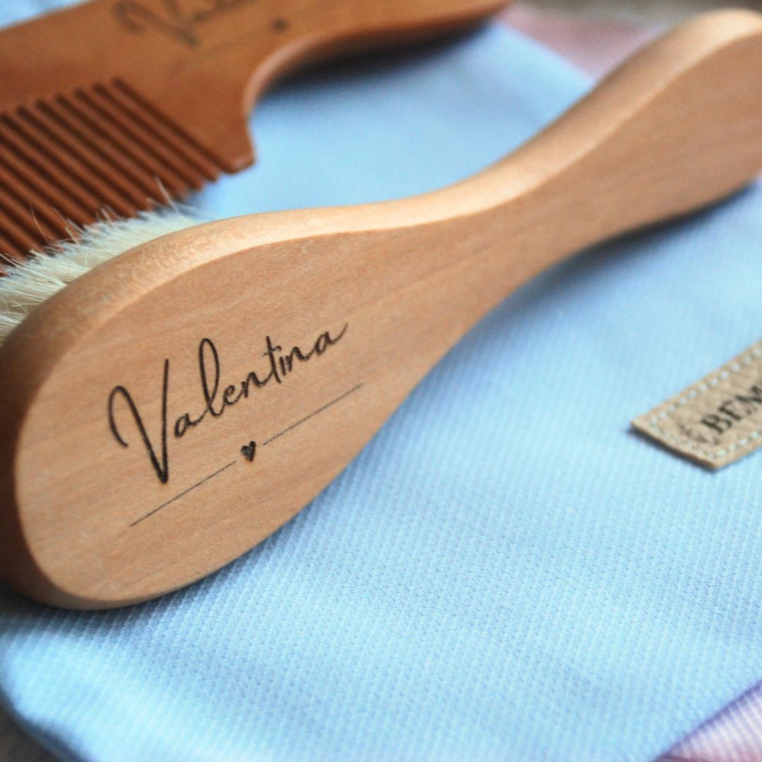 Escova & Pente personalizados para bebé