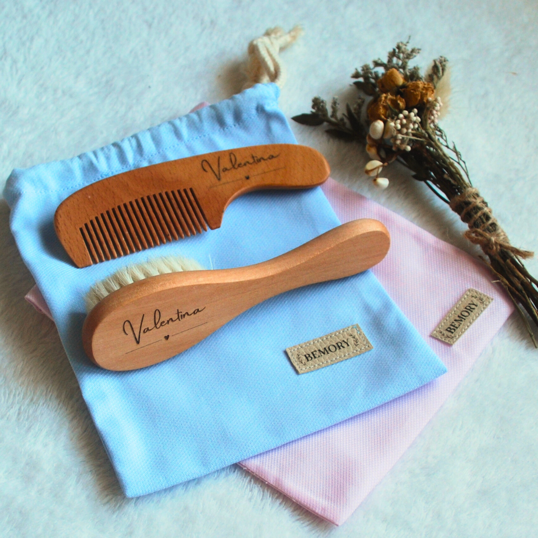 Escova & Pente personalizados para bebé