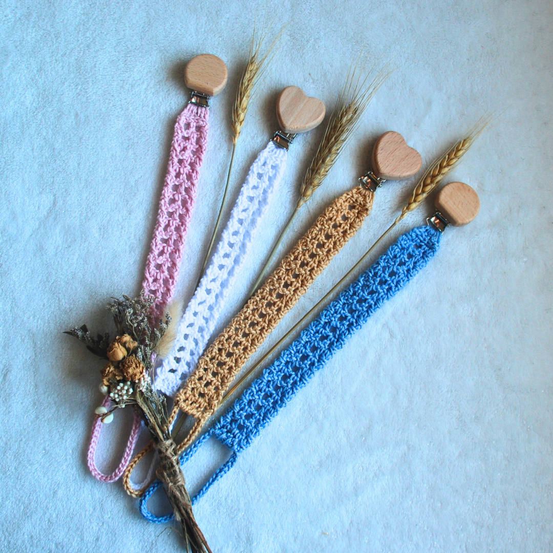 Prendedor de chucha em croché