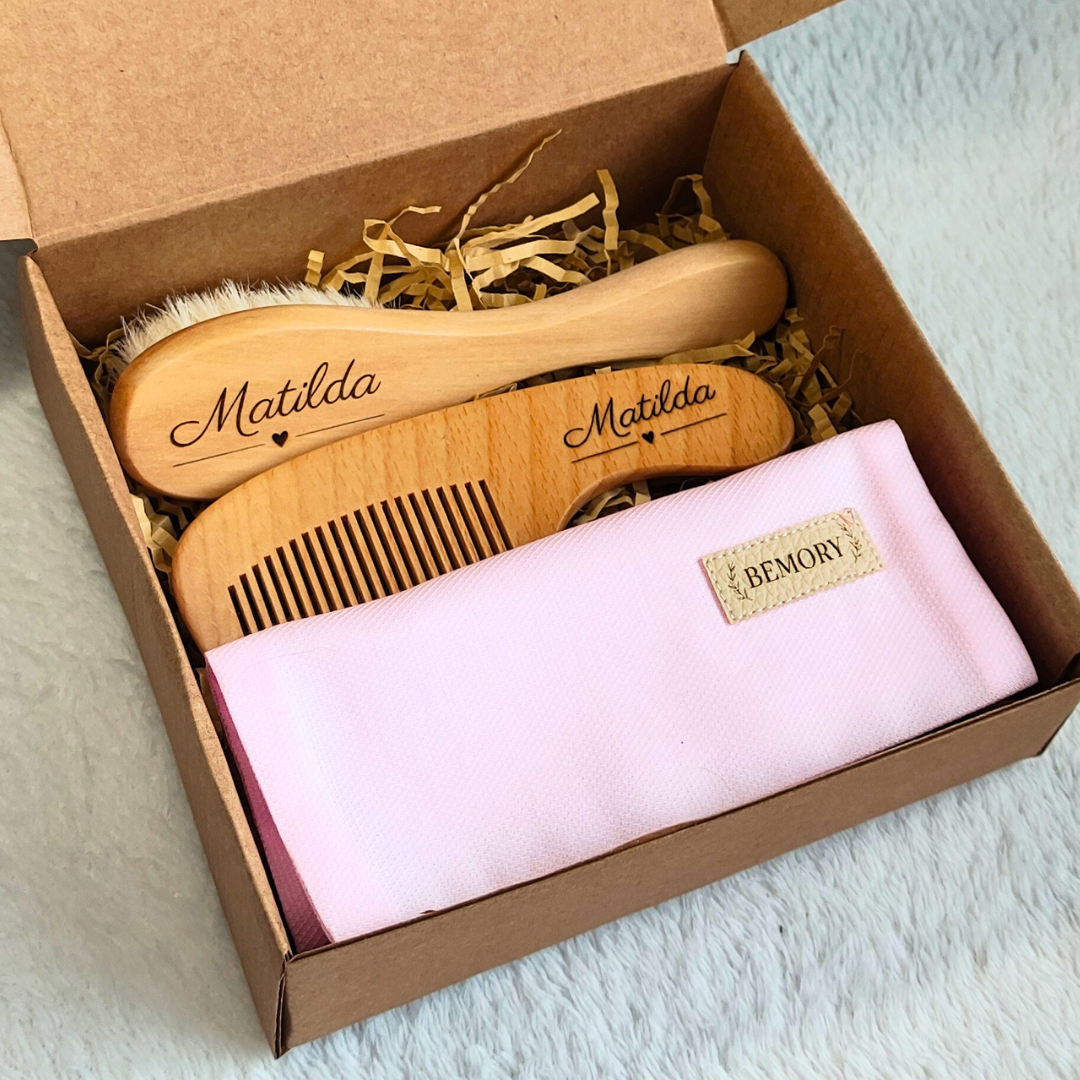 Escova & Pente personalizados para bebé