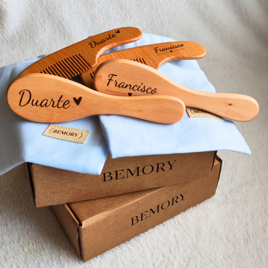 Escova & Pente personalizados para bebé