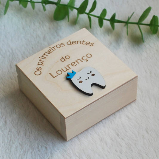 Caixa dos primeiros dentes